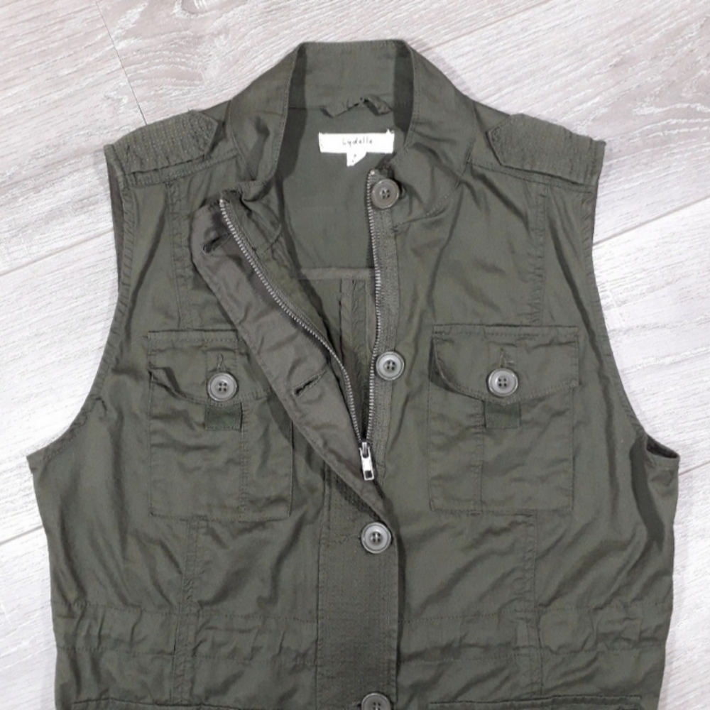 Lydelle | army green utility vest